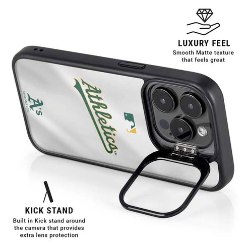 MLB Oakland Athletics Home Jersey iPhone 16 Pro Max Kickstand Case