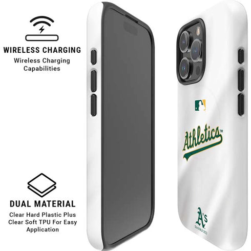 MLB Oakland Athletics Home Jersey iPhone 16 Pro Max Magsafe Impact Case