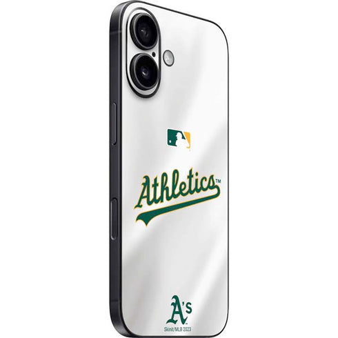 MLB Oakland Athletics Home Jersey iPhone 16 Skin