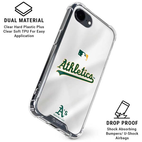 MLB Oakland Athletics Home Jersey iPhone 16e Clear Case