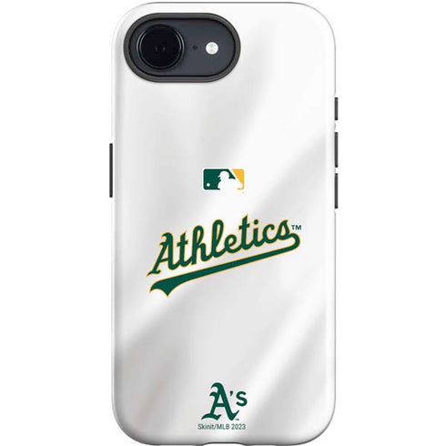 MLB Oakland Athletics Home Jersey iPhone 16e Impact Case