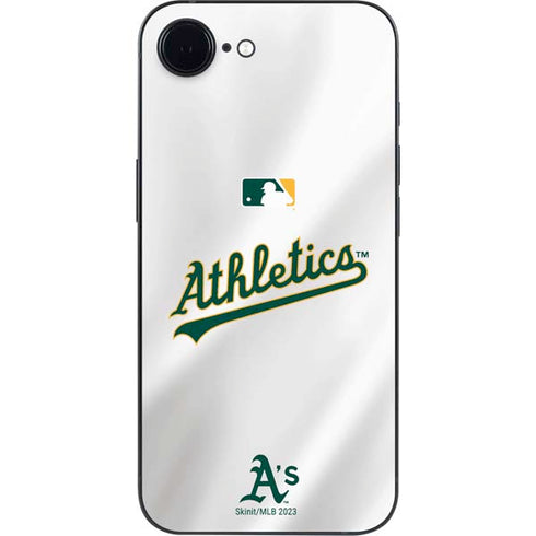 MLB Oakland Athletics Home Jersey iPhone 16e Skin