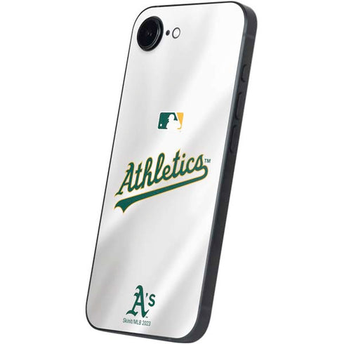 MLB Oakland Athletics Home Jersey iPhone 16e Skin