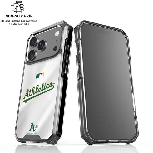 MLB Oakland Athletics Home Jersey iPhone 18 Pro Clear Case