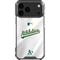 MLB Oakland Athletics Home Jersey iPhone 18 Pro Max Clear Case