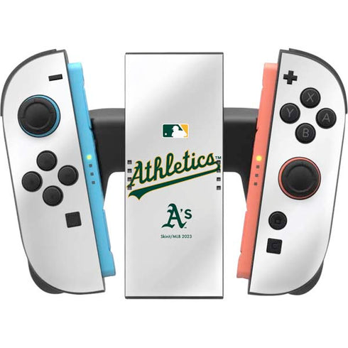 MLB Oakland Athletics Home Jersey Nintendo Switch 2 (2025) Joy-Con Controller Skin