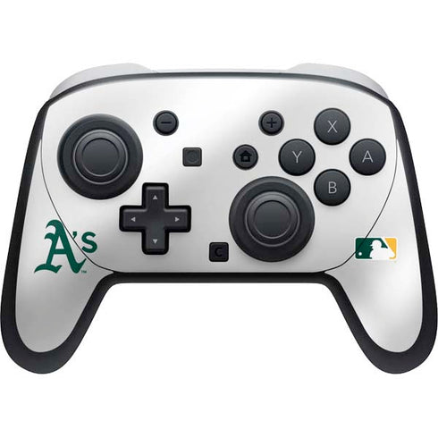 MLB Oakland Athletics Home Jersey Nintendo Switch 2 (2025) Pro Controller Skin