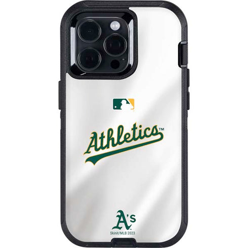 MLB Oakland Athletics Home Jersey Otterbox Defender iPhone Skin