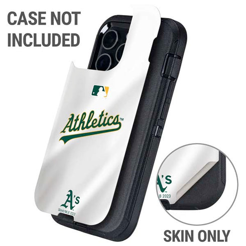 MLB Oakland Athletics Home Jersey Otterbox Defender iPhone Skin