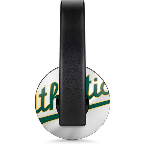 MLB Oakland Athletics Home Jersey PlayStation 4 Gold Wireless Headset Skin