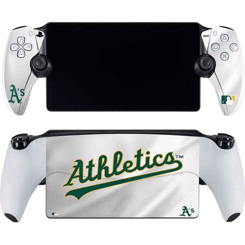 MLB Oakland Athletics Home Jersey PlayStation Portal Remote Player Skin