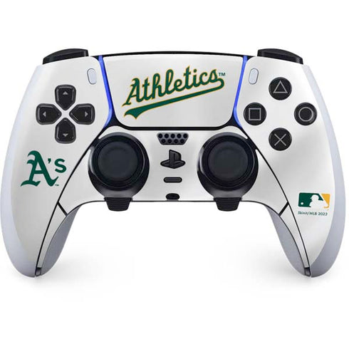 MLB Oakland Athletics Home Jersey PS5 DualSense Edge Pro Controller Skin