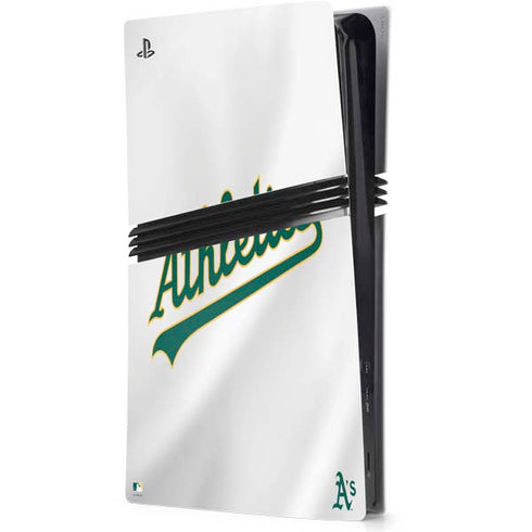 MLB Oakland Athletics Home Jersey PS5 Pro Console Skin