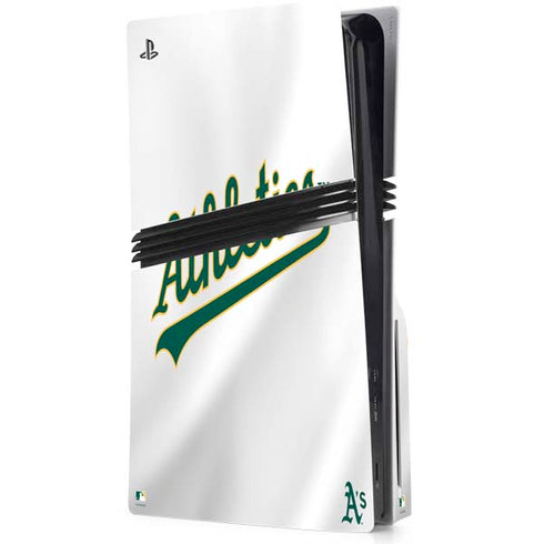 MLB Oakland Athletics Home Jersey PS5 Pro Disk Console Skin