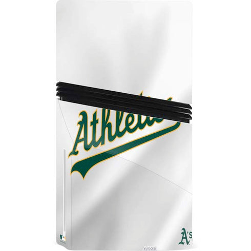MLB Oakland Athletics Home Jersey PS5 Pro Disk Console Skin