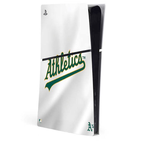 MLB Oakland Athletics Home Jersey PS5 Slim Digital Edition Console Skin
