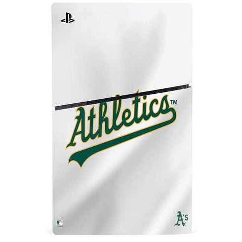 MLB Oakland Athletics Home Jersey PS5 Slim Digital Edition Console Skin