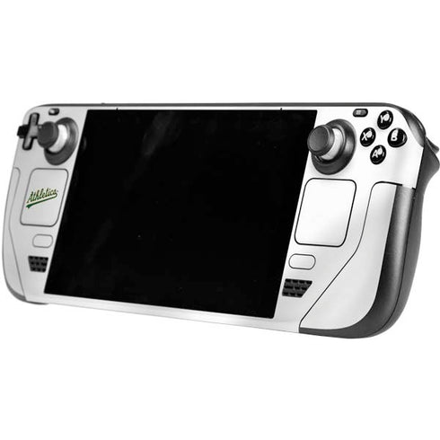 MLB Oakland Athletics Home Jersey Steam Deck Handheld Gaming Computer OLED Skin