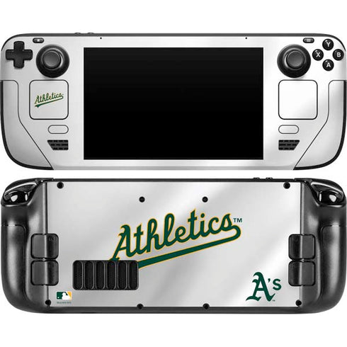 MLB Oakland Athletics Home Jersey Steam Deck Handheld Gaming Computer Skin