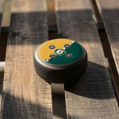 MLB Oakland Athletics Split Amazon Echo Dot Skin