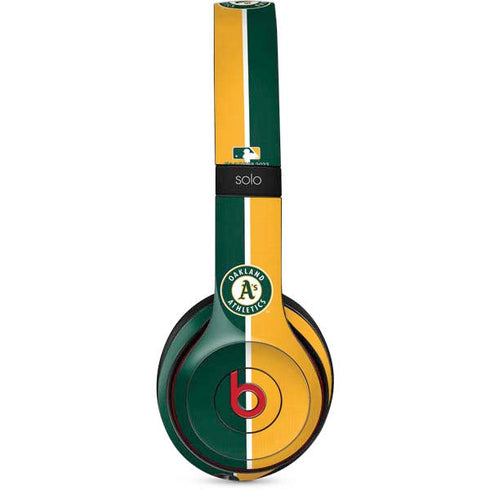 MLB Oakland Athletics Split Beats Solo 3 Wireless Skin