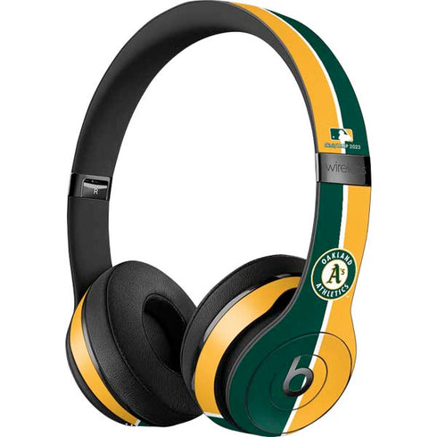 MLB Oakland Athletics Split Beats Solo 3 Wireless Skin