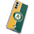 MLB Oakland Athletics Split Galaxy A16 5G Clear Case