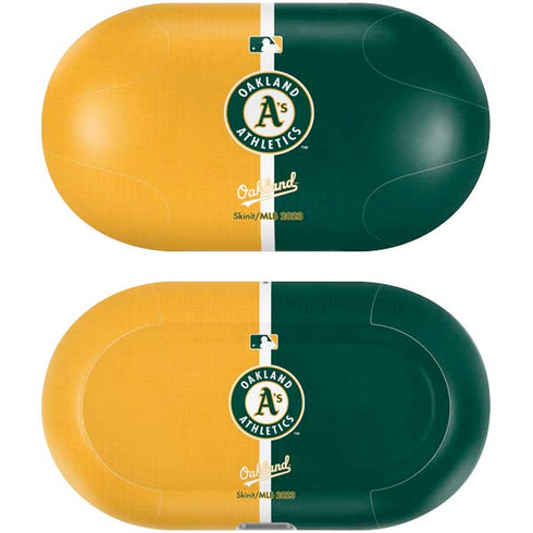 MLB Oakland Athletics Split Galaxy Buds Plus Skin