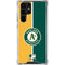 MLB Oakland Athletics Split Galaxy S23 Ultra Clear Case