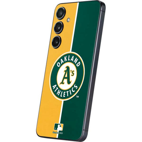 MLB Oakland Athletics Split Galaxy S24 Skin