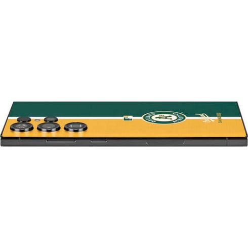 MLB Oakland Athletics Split Galaxy S25 Ultra Skin