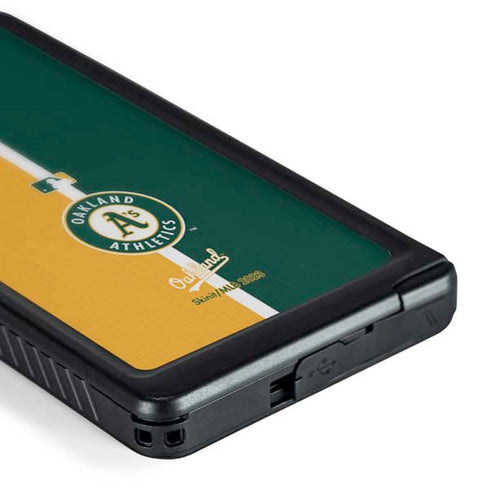MLB Oakland Athletics Split Galaxy S24 Ultra Waterproof Case
