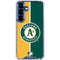MLB Oakland Athletics Split Galaxy S25 Clear Case