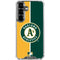 MLB Oakland Athletics Split Galaxy S26 Clear Case