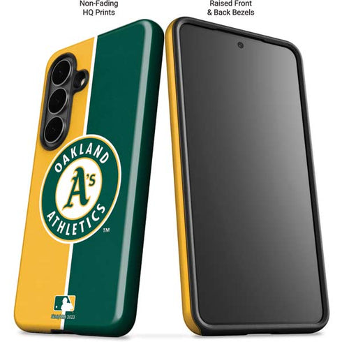 MLB Oakland Athletics Split Galaxy S26 Impact Case