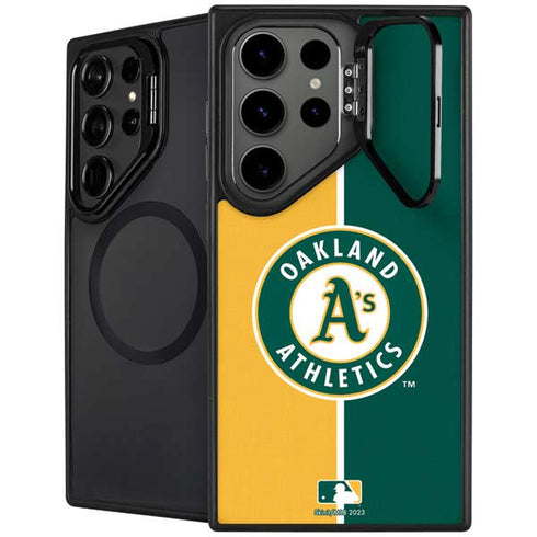 MLB Oakland Athletics Split Galaxy S26 Ultra Kickstand Case