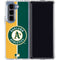 MLB Oakland Athletics Split Galaxy Z Fold5 5G Clear Case