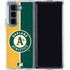 MLB Oakland Athletics Split Galaxy Z Fold5 5G Clear Case