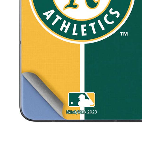 MLB Oakland Athletics Split Galaxy Z Fold5 5G Skin
