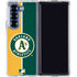 MLB Oakland Athletics Split Galaxy Z Fold6 Clear Case