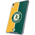 MLB Oakland Athletics Split iPad 11th Gen (2025) Clear Case