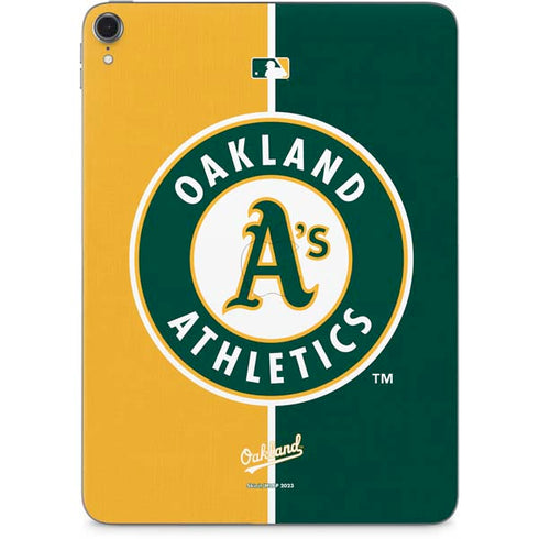 MLB Oakland Athletics Split Apple iPad Pro Skin
