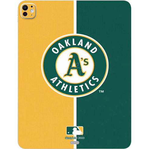MLB Oakland Athletics Split iPad Pro 13in M4 (2024) Skin