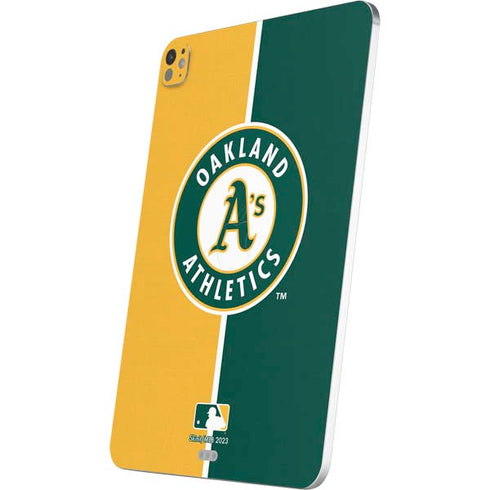 MLB Oakland Athletics Split iPad Pro 13in M4 (2024) Skin