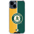 MLB Oakland Athletics Split iPhone 15 Clear Case