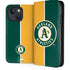 MLB Oakland Athletics Split iPhone 15 Folio Case