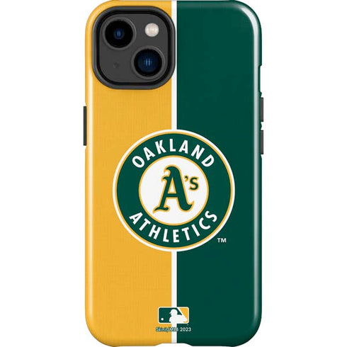 MLB Oakland Athletics Split iPhone 15 Impact Case