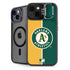 MLB Oakland Athletics Split iPhone 15 Plus Kickstand Case