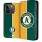 MLB Oakland Athletics Split iPhone 15 Pro Folio Case