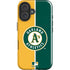 MLB Oakland Athletics Split iPhone 16 Impact Case